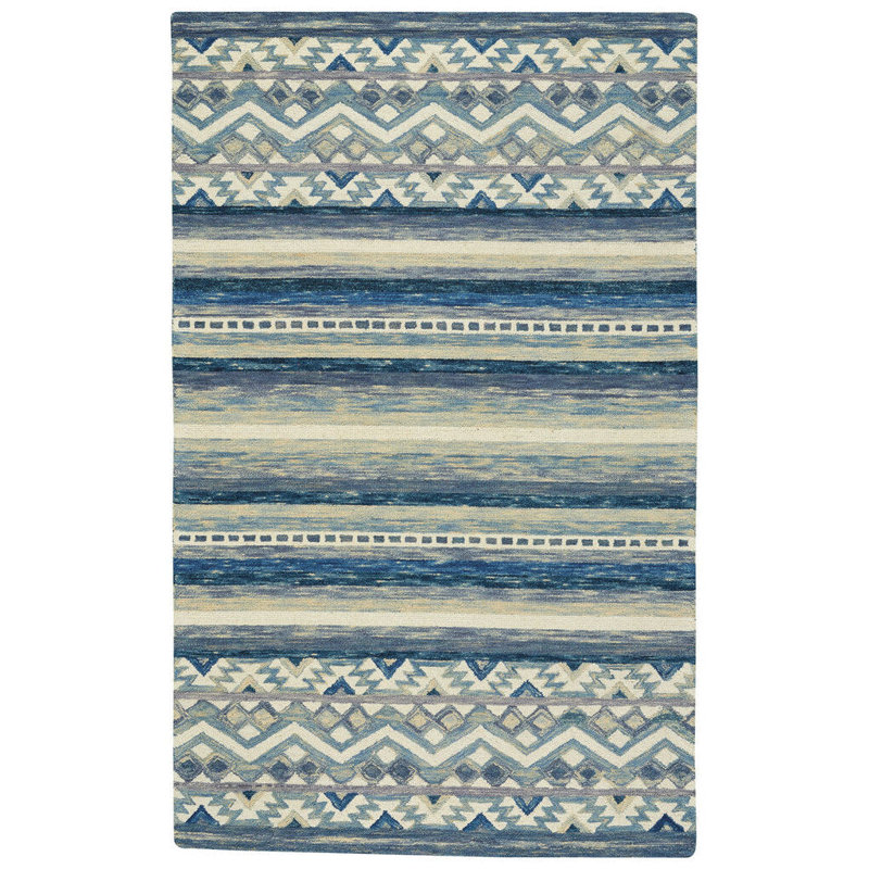 Currie Hand Tufted Wool Indoor Rug, Rectangle 3'6" x 5'6"