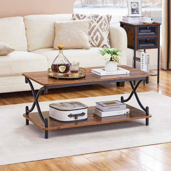 WoodShine Side Table Small Round Home and Office Sofa End Tables Solid Wood Multi Nesting Coffee Table for Living Room
