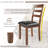 Extendable Solid Wood Solid Wood Top Four Leg Dining Set