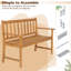 Solid Wood Outdoor Bench