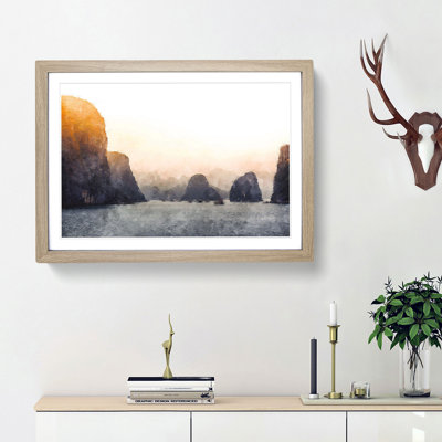 Ha Long Bay in Vietnam - Picture Frame Painting Print