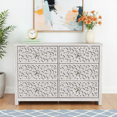 Lukasik 45.4'' W 6-Drawer Double Dresser