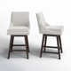 Zahara Swivel Upholstered 26'' Counter Stool