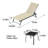 Outdoor Loungers Villa Garden Courtyard Pool Beach Outdoor Chaise Lounge Set with Table