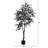 6Ft. Artificial Halloween Black Maple Tree