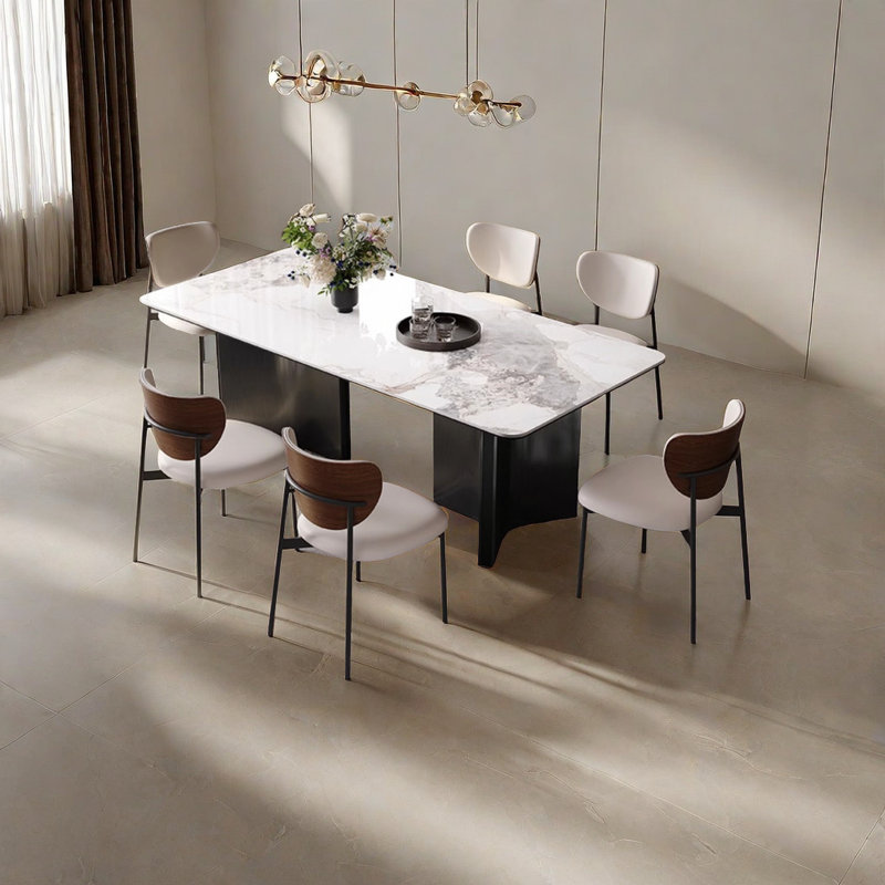 Ensemble de table et chaises Wabi Sabi Fashion, H 29,5 po x L 78,7 po x l 35,4 po