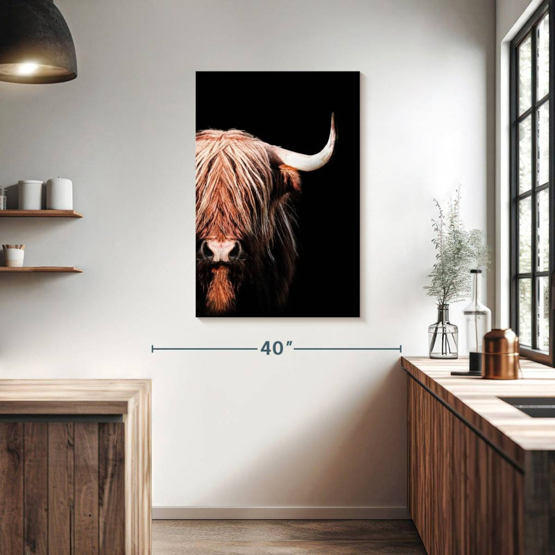 Brampt Dark Highlander I, 39" H x 26" W
