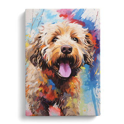 Labradoodle Action - No Frame Print