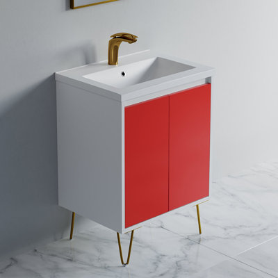 Ensemble de meuble-lavabo simple 24 po Evstati