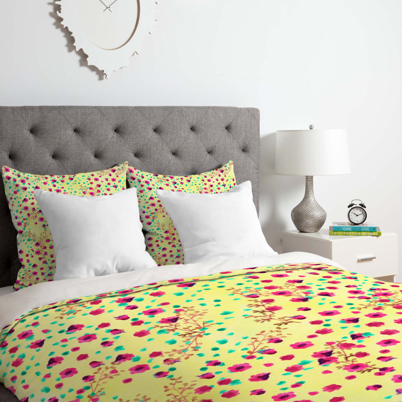 Housse de couette Floral, Housse de couette pour très grand lit et 2 très , Poids léger