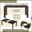 Expandable Farmhouse Modern Solid Wood Dining Table – Space-Saving Design in Walnut (59 to 73 Inches)-1065406887