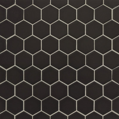 Le Cafe Hex 2" x 2" Porcelain Mosaic Wall & Floor Tile