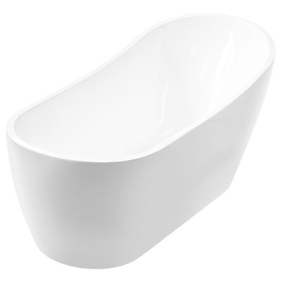 54'' x 28.25'' Freestanding Soaking Acrylic Bathtub