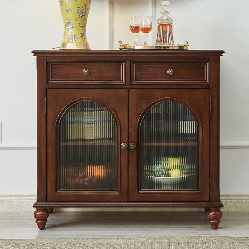 Armoire d'appoint American-Style Retro, Brun