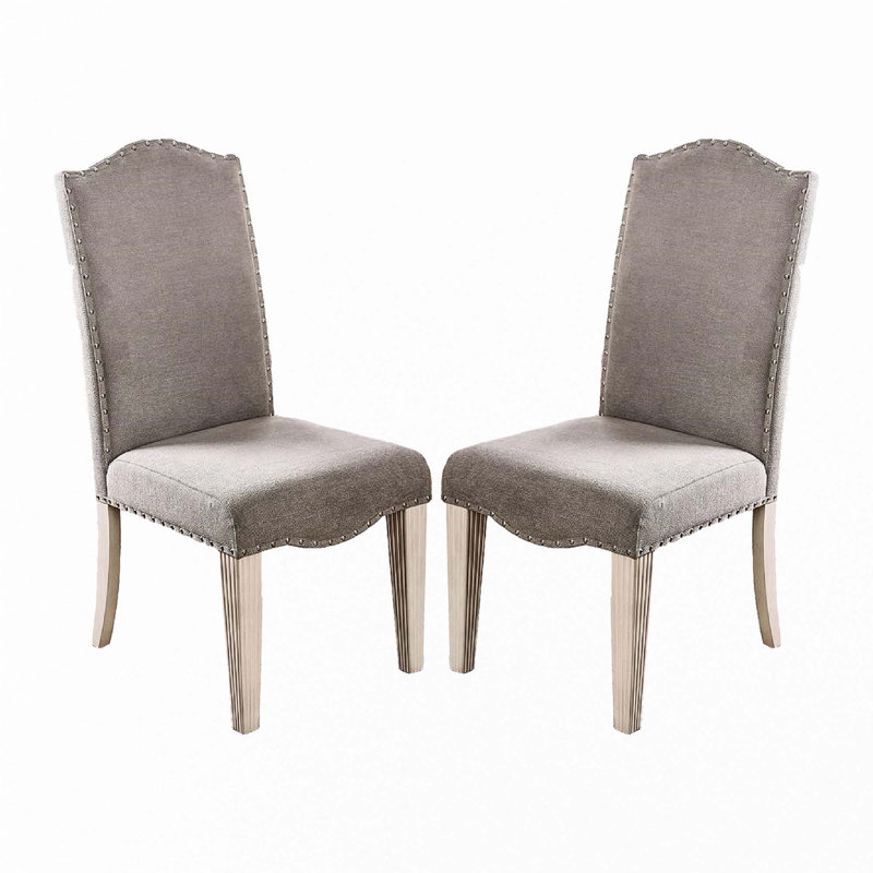 Ensemble de 2 chaises parsons en tissu