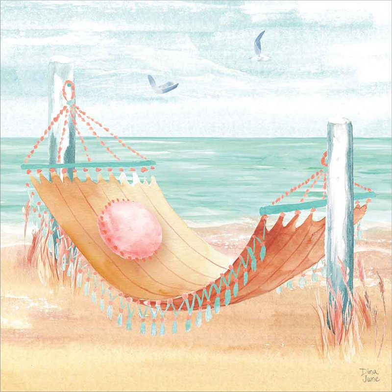 «Ocean Breeze V» par Dina June, impression sur toile tendue