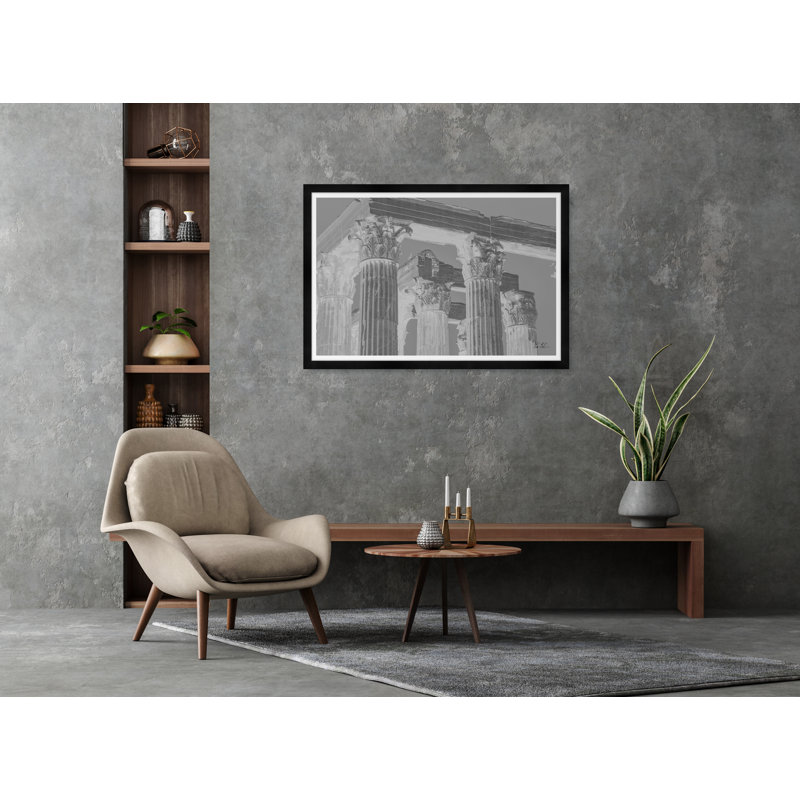 Corinthian Jupiter II in Gray Framed Photographic Print