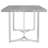 Savona Grey Faux Marble Rectangular Dining Table
