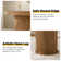 36" Tall Round Tambour Dining Table