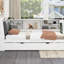 Lit plateforme en bois avec lit gigogne, tablettes et tête de lit-1311661577-1311661572