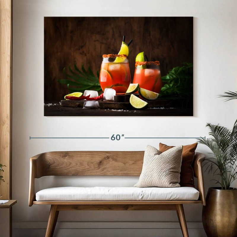 Yarlin Time For Wine, 34" H x 51" W