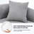 Sectional Sofas 110"L Slate Gray Curved Modular Chenille Sleeper Couch for Apartments, No Assembly | Slate Gray | Standard