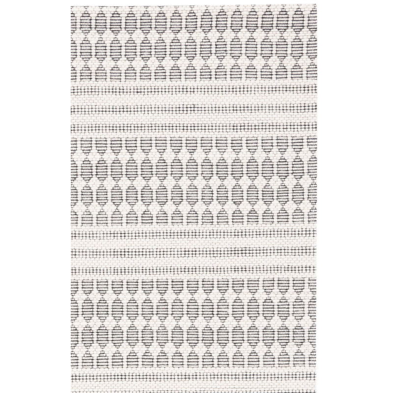 Tapis géométrique tissé à la main Marbella, Rectangle de 5 pi x 8 pi
