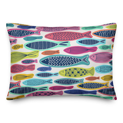 Coussin lombaire coloré