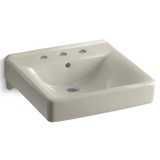 Soho Ceramic 20" Wall Mount Bathroom Sink with Overflow