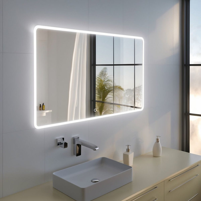 Glass Rectangle Mirror