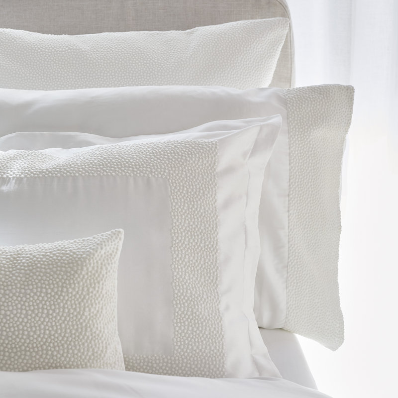 Pearls_Duvet Cover, Queen Duvet Cover, White