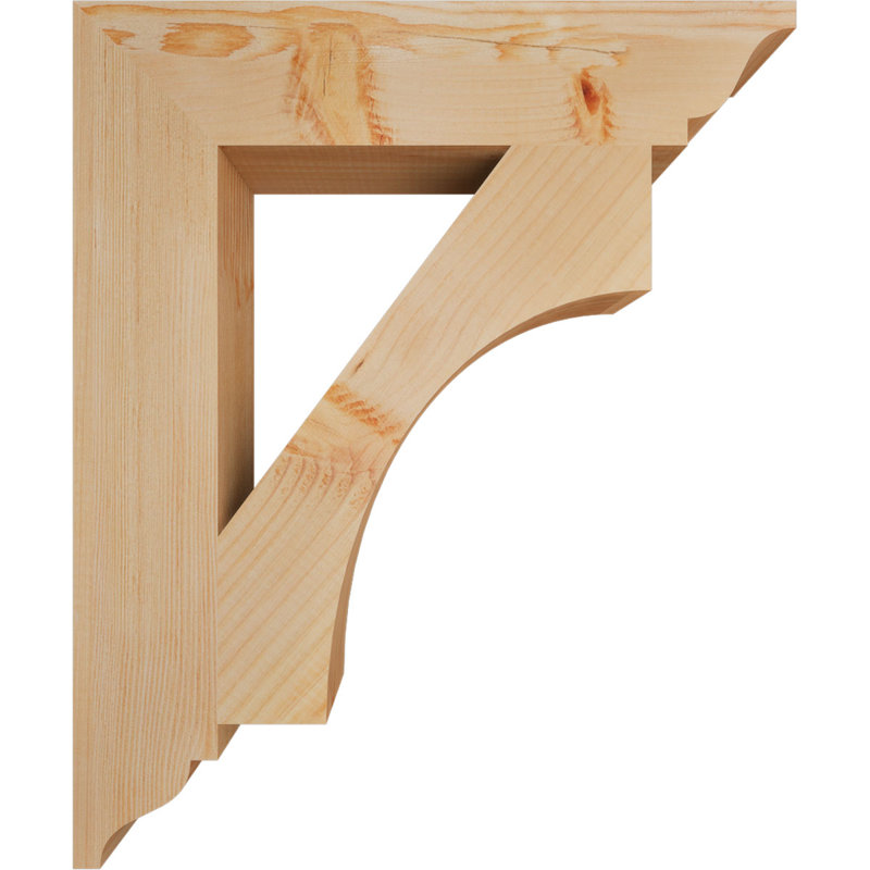 Support traditionnel en sapin Douglas de l 3 1/2 po x P 20 po x H 24 po, Lisse, H 24 po x l 3,5 po x P 20 po, Douglas
