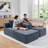 114" Cloud Sectional Couch With L-Shape Chaise-2009221977