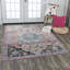 Tapis rose / gris / bleu Elliot-31943838