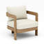 Chaise sans assemblage, finition aspect bois: 0% déforestation, âme bois 100%, chaise d'extérieur en aluminium, chaises de patio en placage de grain de bois