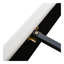 Grand lit plateforme tapissier grand format, deux prises et ports de charge USB des deux côtés, deux coussins de chevet, tablettes de rangement, velours, beige-922202839