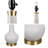 Ceramic Genie Table Lamp Grey See Below