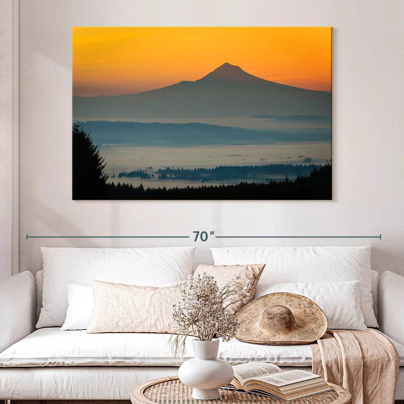 Alvord Mt. Hood At Dawn, H 34 po x l 51 po