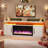  Blakelee 70" TV Stand for TVs up to 75",Media Entertainment Stand with Electric Fireplace Included-1307648322-1318983070