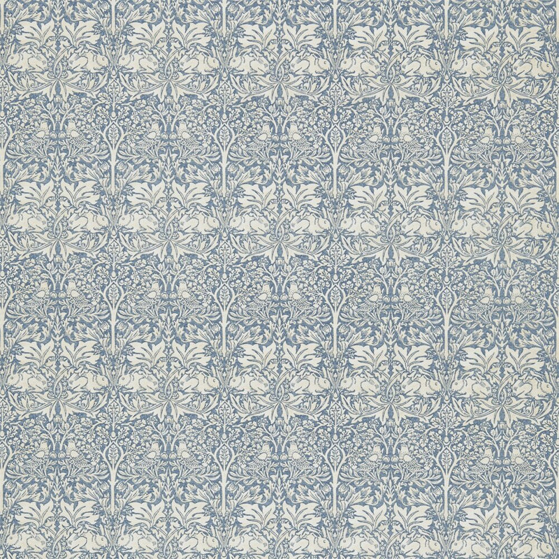 Brer Rabbit Fabric, Slate/Vellum