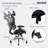Nouhaus Ergo3D Ergonomic Office Chair Lumbar Support Mesh Office Chair with 4D Adjustable Armrest, Adjustable Headrest and Wheels, Mesh High Back Home Office Desk Chairs-55645793