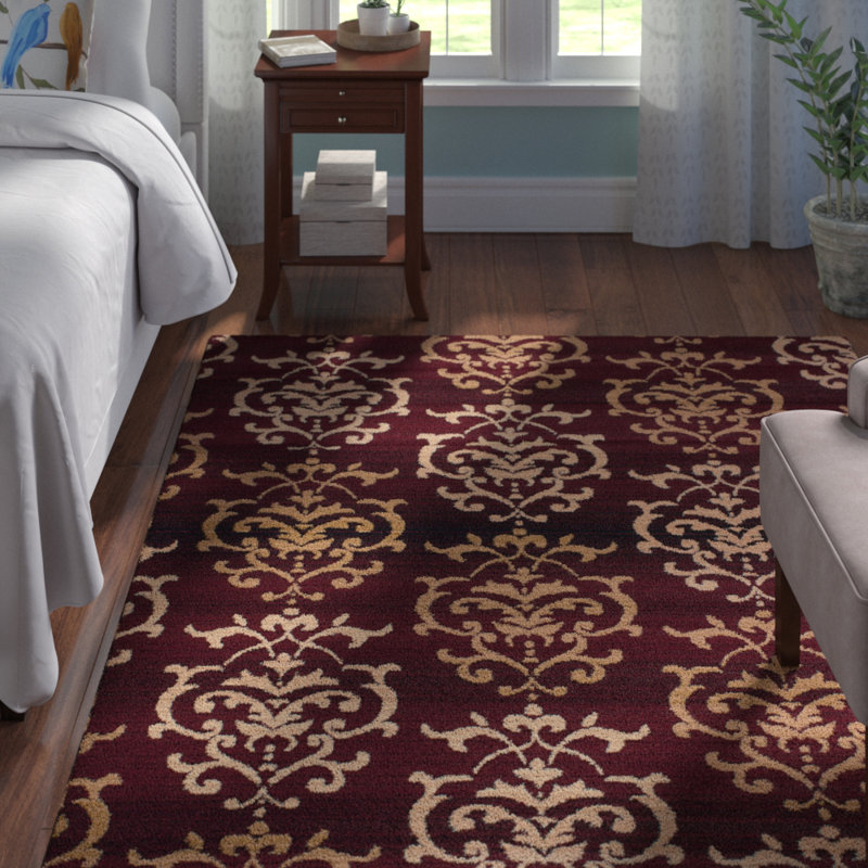 Rosanna Damask Indoor Rug, Runner 2'7" x 7'2"
