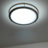 14" Diameter LED Brushed Steel Flush Mount Ceiling Fixture