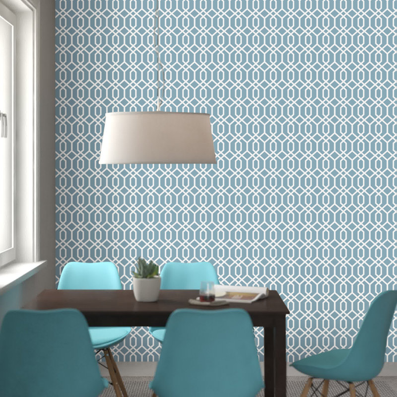 Amey Geometric Roll, Blue