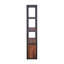 Sara Walnut & Sandy Black Finish Bookshelf