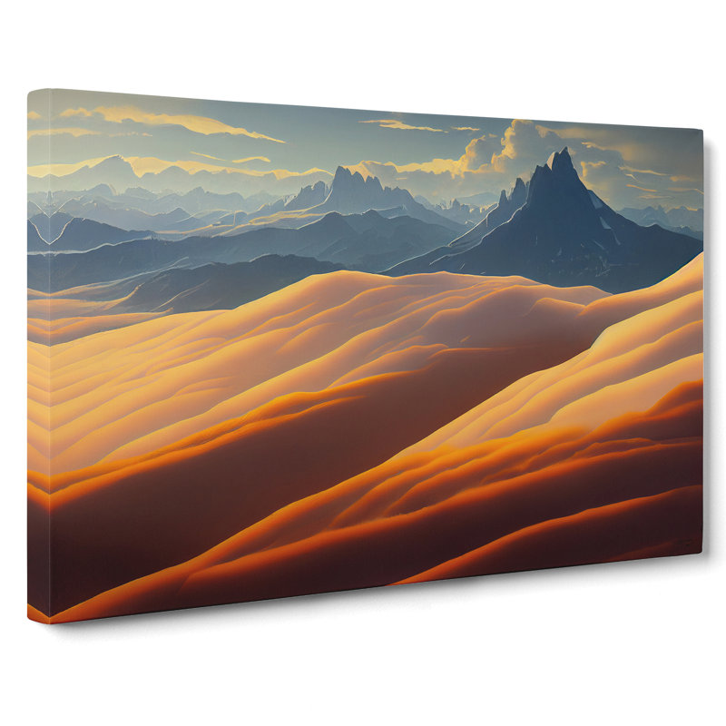 Entrancing Mountain Landscape - Wrapped Canvas, 35cm H x 50cm W x 3cm D