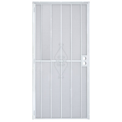 Grisham Iron Security Doors,White