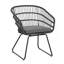 CHAISE, 2PCS avec 2 coussins, gris
