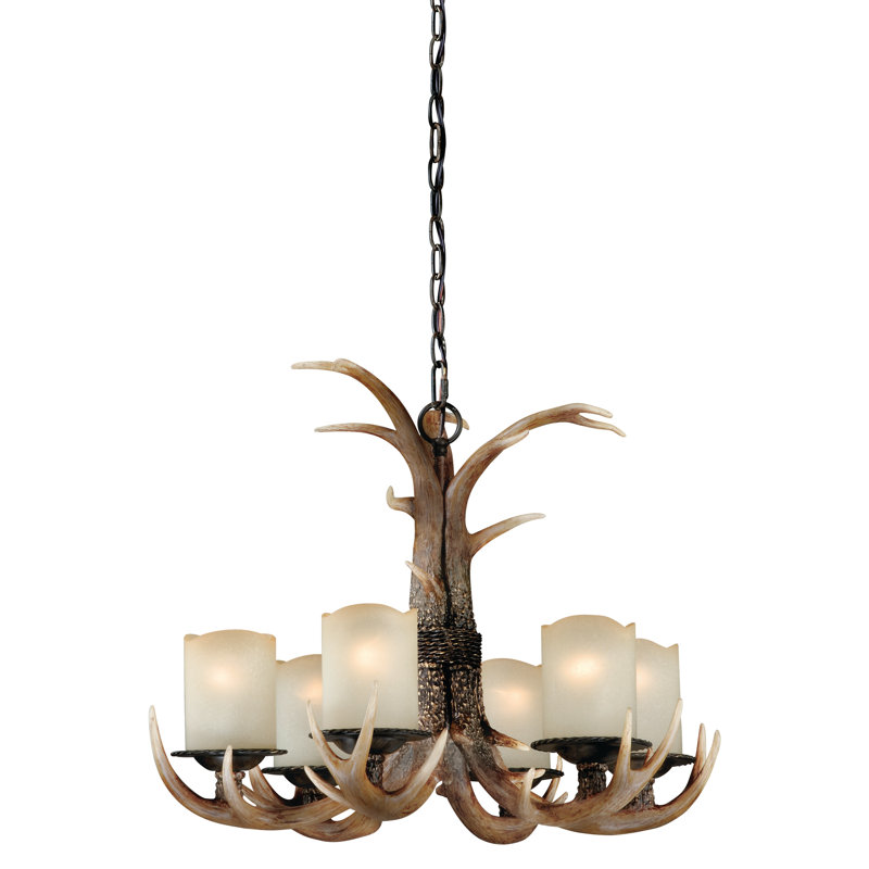Elouan 6 - Light Dimmable Classic / Traditional Chandelier
