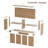 60” Sideboard Curved Cabinet With 4 Doors-55276451